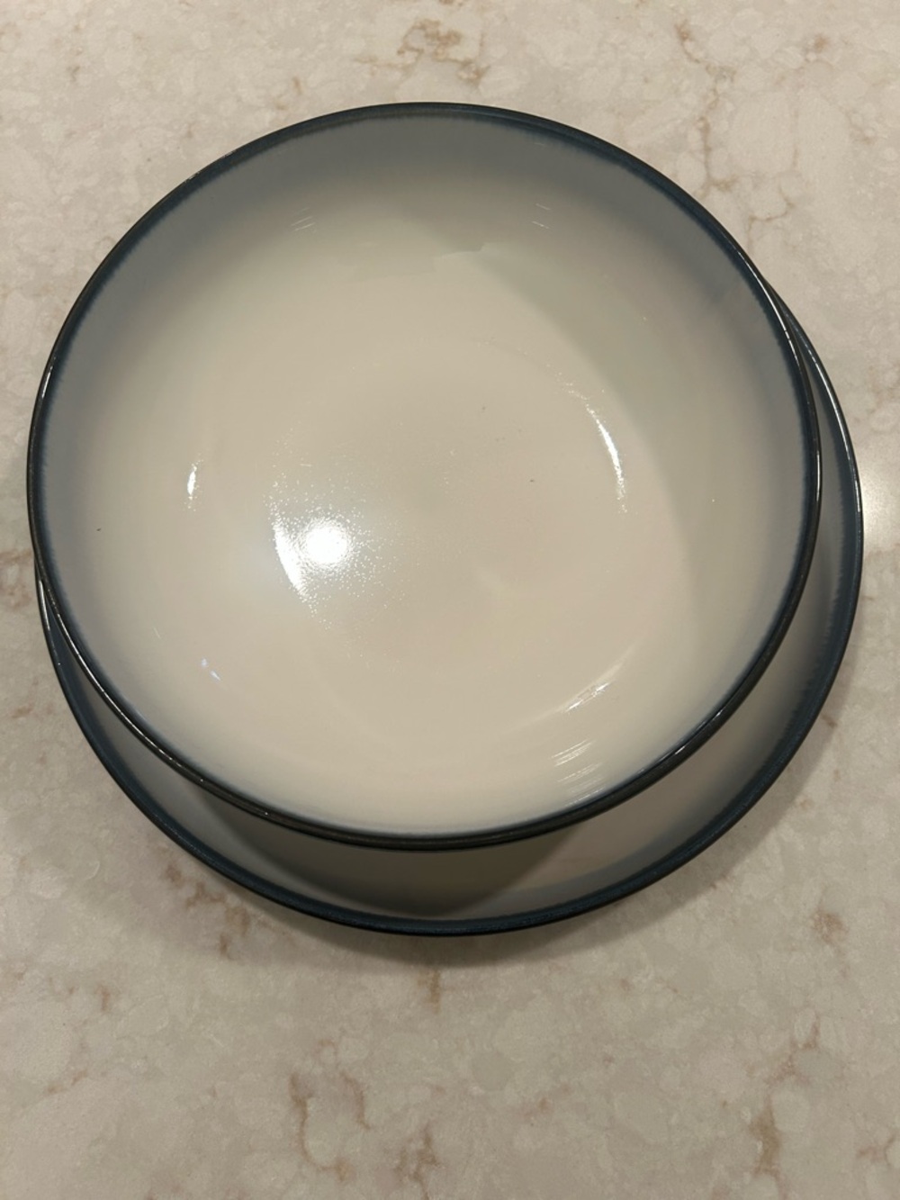 Sango Concepts Eggplant Stoneware Vegetable Serving Bowl & Platter No 4942